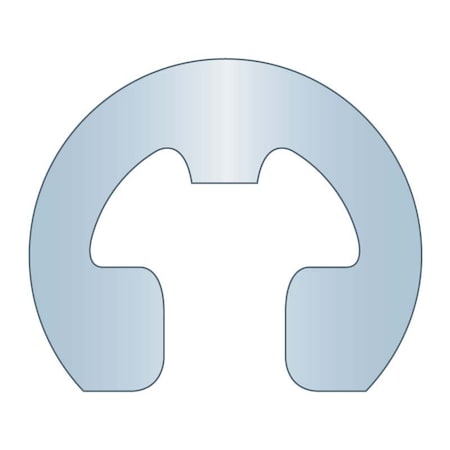 Rotor Clip External-E E-Clip, Steel Zinc Plated Finish, 0.188 in Shaft Dia RE-018-Z3